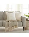 Home Collection Pack Of 2 Antique Floral Throw Pillows