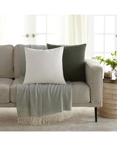 Home Collection Pack Of 2 Slub Throw Pillows In Multi