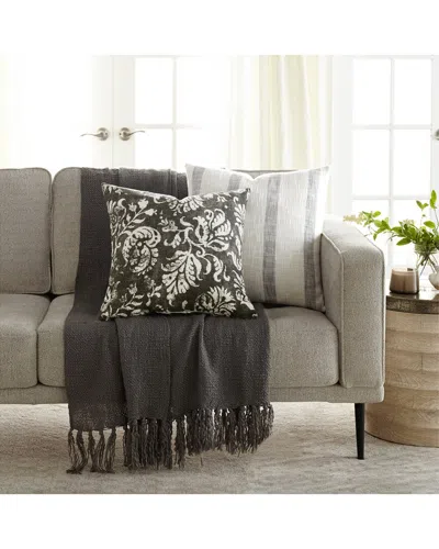Home Collection Pack Of 2 Yarn-dyed Throw Pillows In Multi