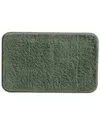 Home Collection Plush Absorbent Bath Mat With Anti-skid Rubber Backing In Green