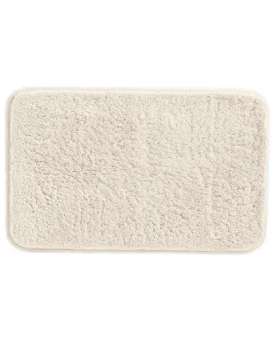 Home Collection Plush Absorbent Bath Mat With Anti-skid Rubber Backing In Neutral