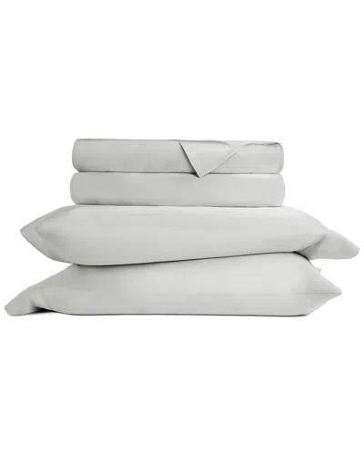 Home Collection Premium Bamboo 4pc Luxury Bed Sheet Set In Gray