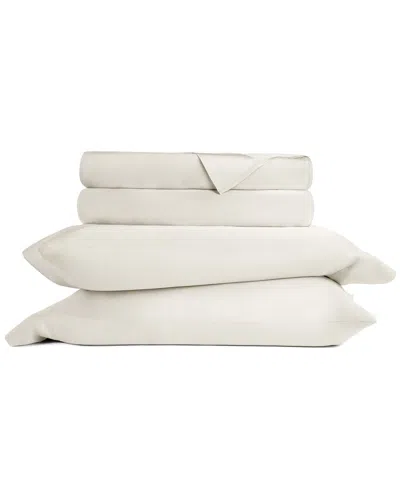 Home Collection Premium Bamboo 4pc Luxury Bed Sheet Set In Neutral