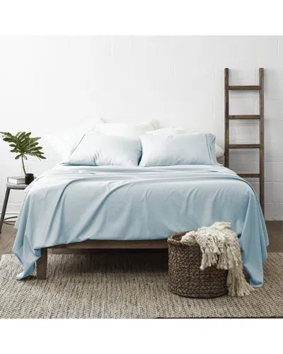 Home Collection Premium Chevron Embossed 4pc Bed Sheet Set