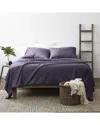 Home Collection Premium Checkered Embossed 4pc Bed Sheet Set