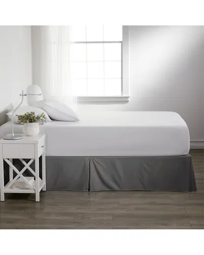 Home Collection Premium Pleated Dust Ruffle Bed Skirt In White