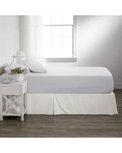 Home Collection Premium Pleated Dust Ruffle Bed Skirt In White