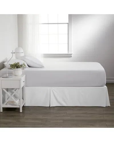Home Collection Premium Pleated Dust Ruffle Bed Skirt In White