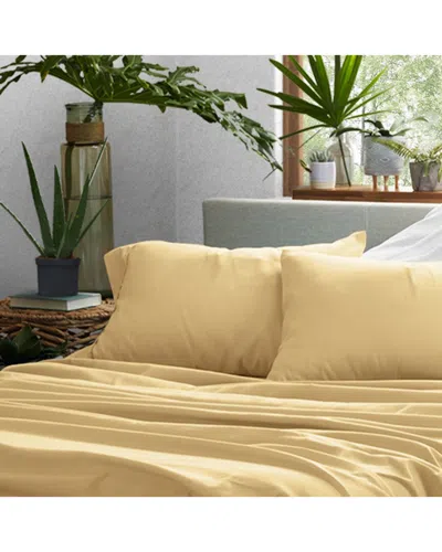 Home Collection Premium Ultra Soft 2pc Pillow Case Set In Yellow