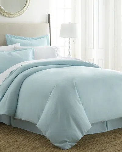 Home Collection Premium Ultra Soft 3pc Duvet Cover Set In Blue