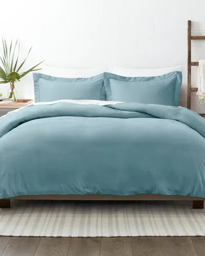 Home Collection Premium Ultra Soft 3pc Duvet Cover Set In Blue