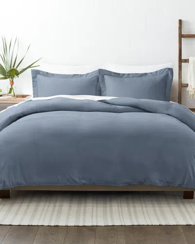 Home Collection Premium Ultra Soft 3pc Duvet Cover Set In Grey