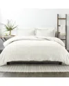 Home Collection Premium Ultra Soft 3pc Puffed Rugged Stripes Duvet Cover Set