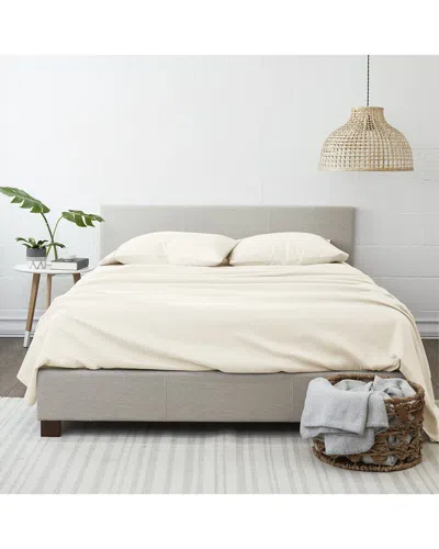Home Collection Premium Ultra Soft 4pc Bed Sheet Set In Burgundy