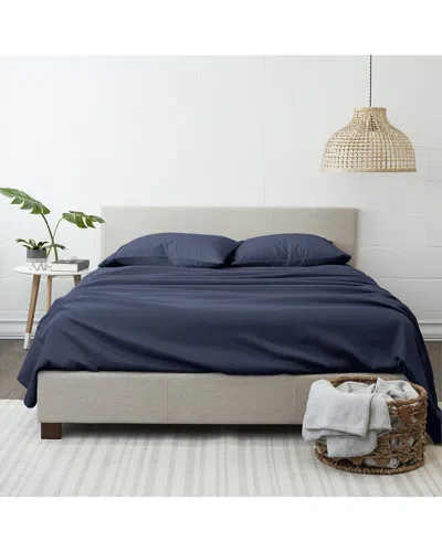 Home Collection Premium Ultra Soft 4pc Bed Sheet Set In Blue
