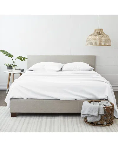 Home Collection Premium Ultra Soft 4pc Bed Sheet Set In White