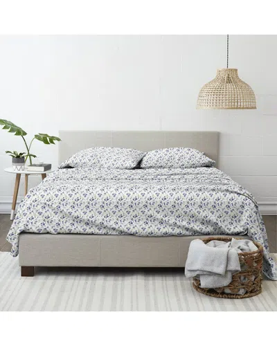 Home Collection Premium Ultra Soft 4pc Sheet Set In Blue