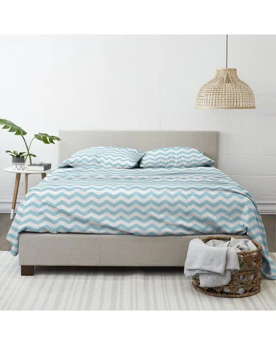 Home Collection Premium Ultra Soft 4pc Sheet Set In Blue