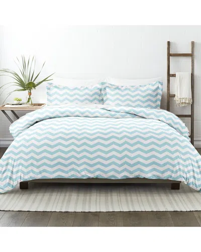 Home Collection Premium Ultra Soft Arrow Pattern 3pc Duvet Cover Set In Blue