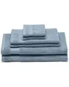 Home Collection Premium Ultra Soft Cotton 6pc Bath Towel Set In Blue