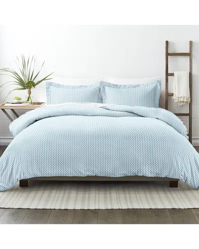 Home Collection Premium Ultra Soft Duvet Cover Set In Blue