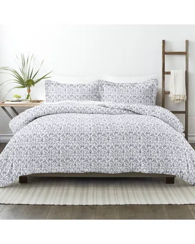 Home Collection Premium Ultra Soft Duvet Cover Set In White