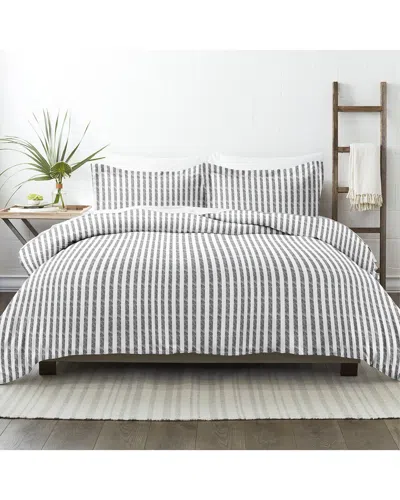 Home Collection Premium Ultra Soft Duvet Cover Set In White