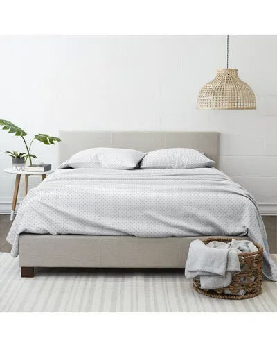 Home Collection Premium Ultra Soft Lily Pattern 4pc Bed Sheet Set