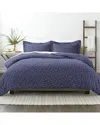 Home Collection Premium Ultra Soft Midnight Blossoms Pattern 3pc Duvet Cover Set