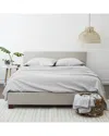 Home Collection Premium Ultra Soft Pinstriped Pattern 4pc Bed Sheet Set In Gray