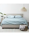 Home Collection Premium Ultra Soft Polka Dot Pattern 4pc Bed Sheet Set In Blue