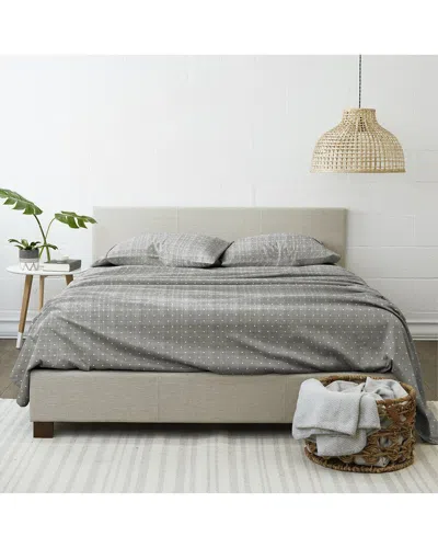 Home Collection Premium Ultra Soft Polka Dot Pattern 4pc Bed Sheet Set In Multi