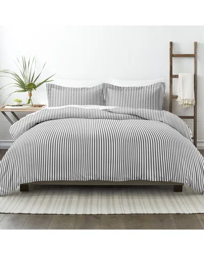 Home Collection Premium Ultra Soft Ribbon Pattern 3pc Duvet Cover Set