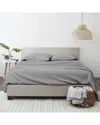 Home Collection Premium Ultra Soft Ribbon Pattern 4pc Bed Sheet Set