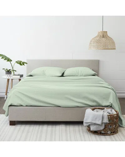 Home Collection Premium Ultra Soft Urban Arrows Pattern 4pc Bed Sheet Set In Green