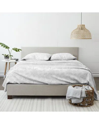 Home Collection Premium Ultra Soft Beaded Arrows Pattern 4pc Bed Sheet Set
