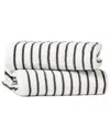 Home Collection Set Of 2 Cotton Cabana Stripe Beach/pool Towels In Blue