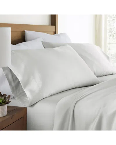 Home Collection Set Of 2 Premium Bamboo Pillowcases In Neutral