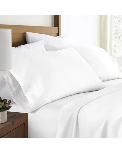 Home Collection Set Of 2 Premium Bamboo Pillowcases In White