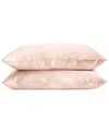 Home Collection Silk Pillowcase 2 Pack In Pink