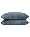 Home Collection Silk Pillowcase 2 Pack In Blue