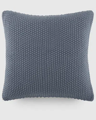 Home Collection Stitch Knit Throw Pillow In Blue