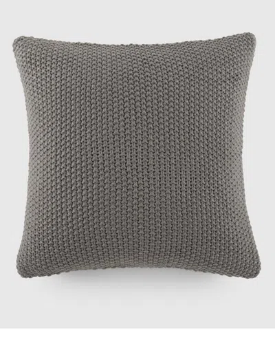 Home Collection Stitch Knit Throw Pillow In Gray