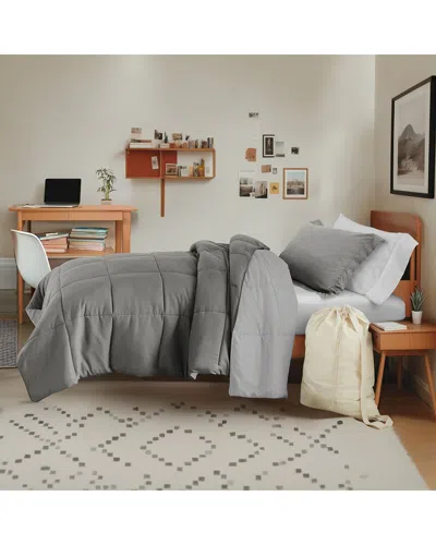 Home Collection Ultimate College Essentials Bedding Bundle In Gray