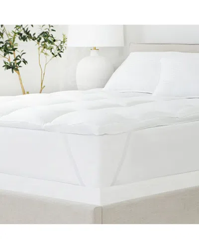 Home Collection Ultra Plush Luxury Mattress Pad Topper In White