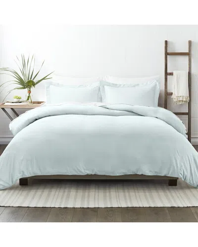Home Collection Ultra Soft 3pc Duvet Set In Green