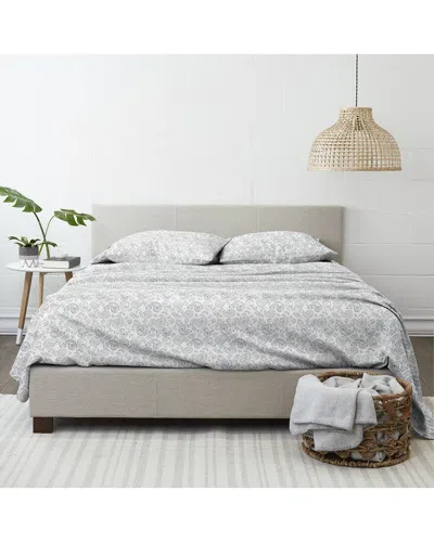 Home Collection Ultra Soft 4pc Sheet Set In Gray