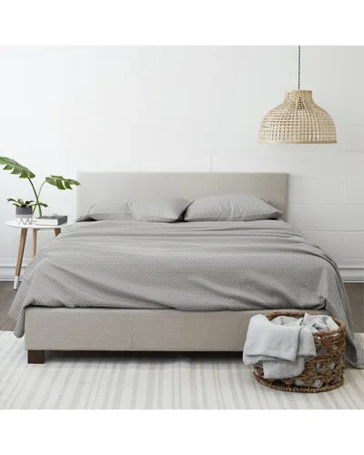 Home Collection Ultra Soft 4pc Sheet Set In Gray