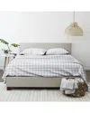 Home Collection Ultra Soft Country Plaid 4pc Sheet Set In Grey