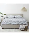 Home Collection Ultra Soft Garden Estate 4pc Sheet Set In Navy